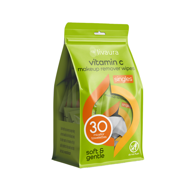 Livaura Wipes Vitamin C Makeup Remover Wipes